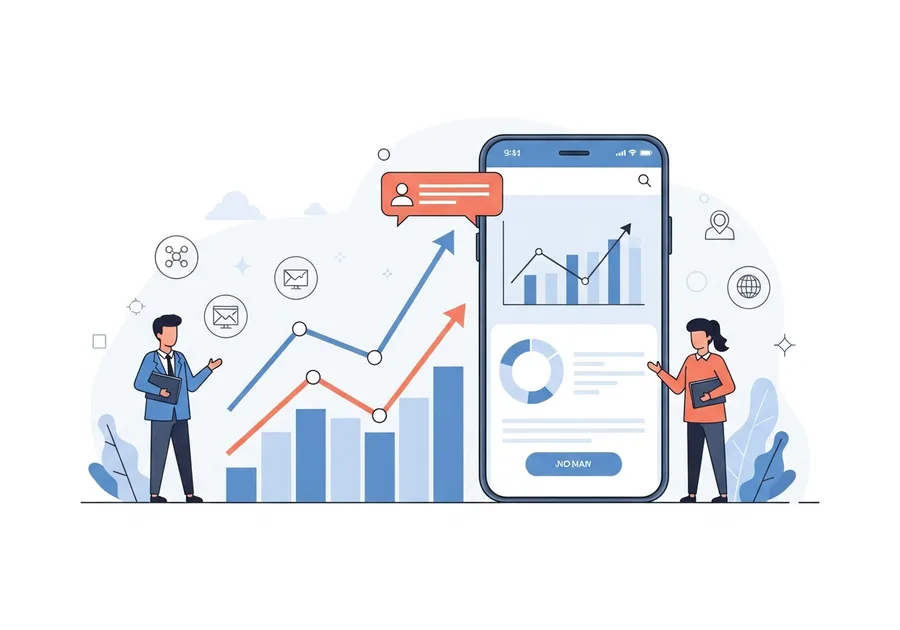Business growth illustration